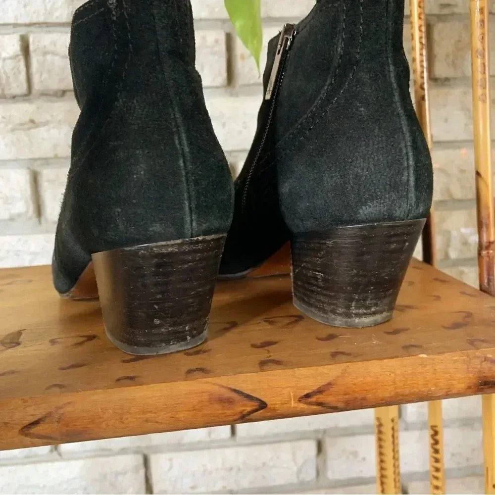 Aquatalia Ankle Boot Black Suede